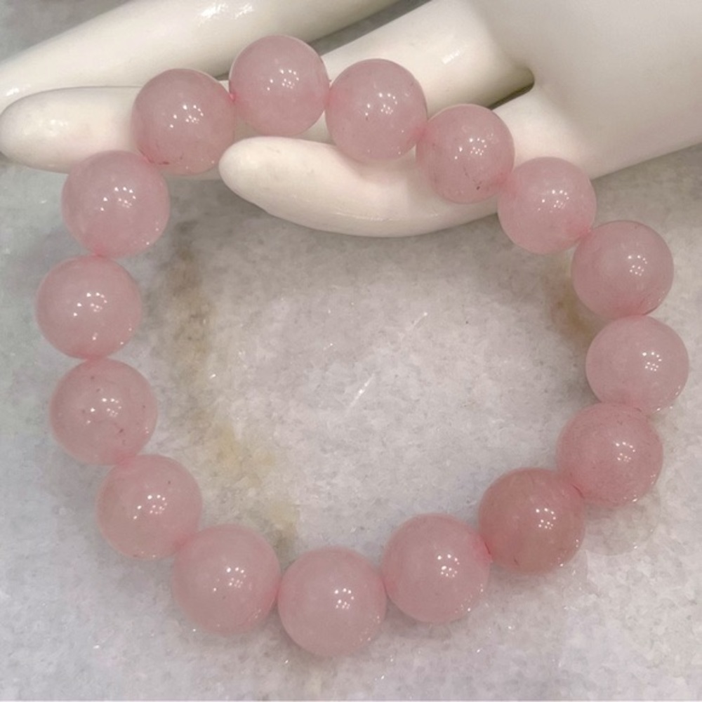 Galilea Rose Quartz Stretch Bracelet